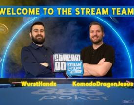 888poker has Chosen “Wursthandz” and “KomodoDragonJesus” as Stream On Contest Winners!
