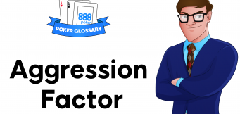 Aggression Factor in Poker