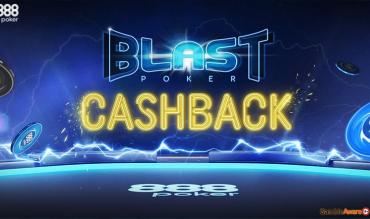 BLAST Cashback Up to 50% of Fees Returns to the 888poker Tables!