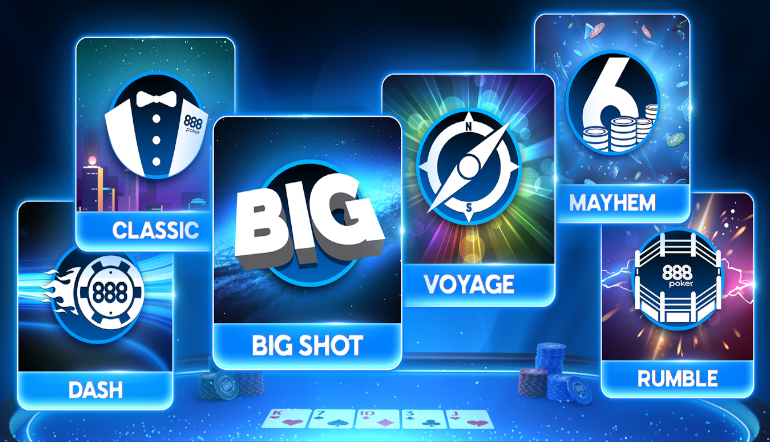 The New 888poker Tournament Collection is Made for You