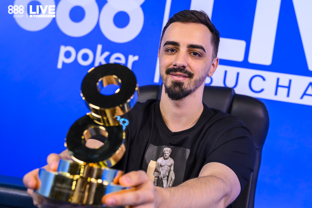 Viorel Gavrila - our latest 888poker LIVE Bucharest Champion!