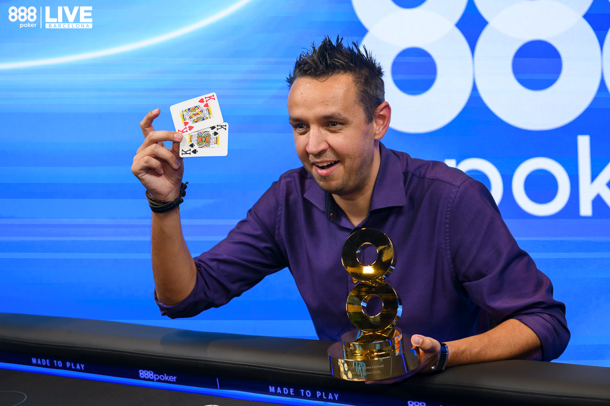 Tero Laurila banked a well-deserved €64,000 and the trophy!