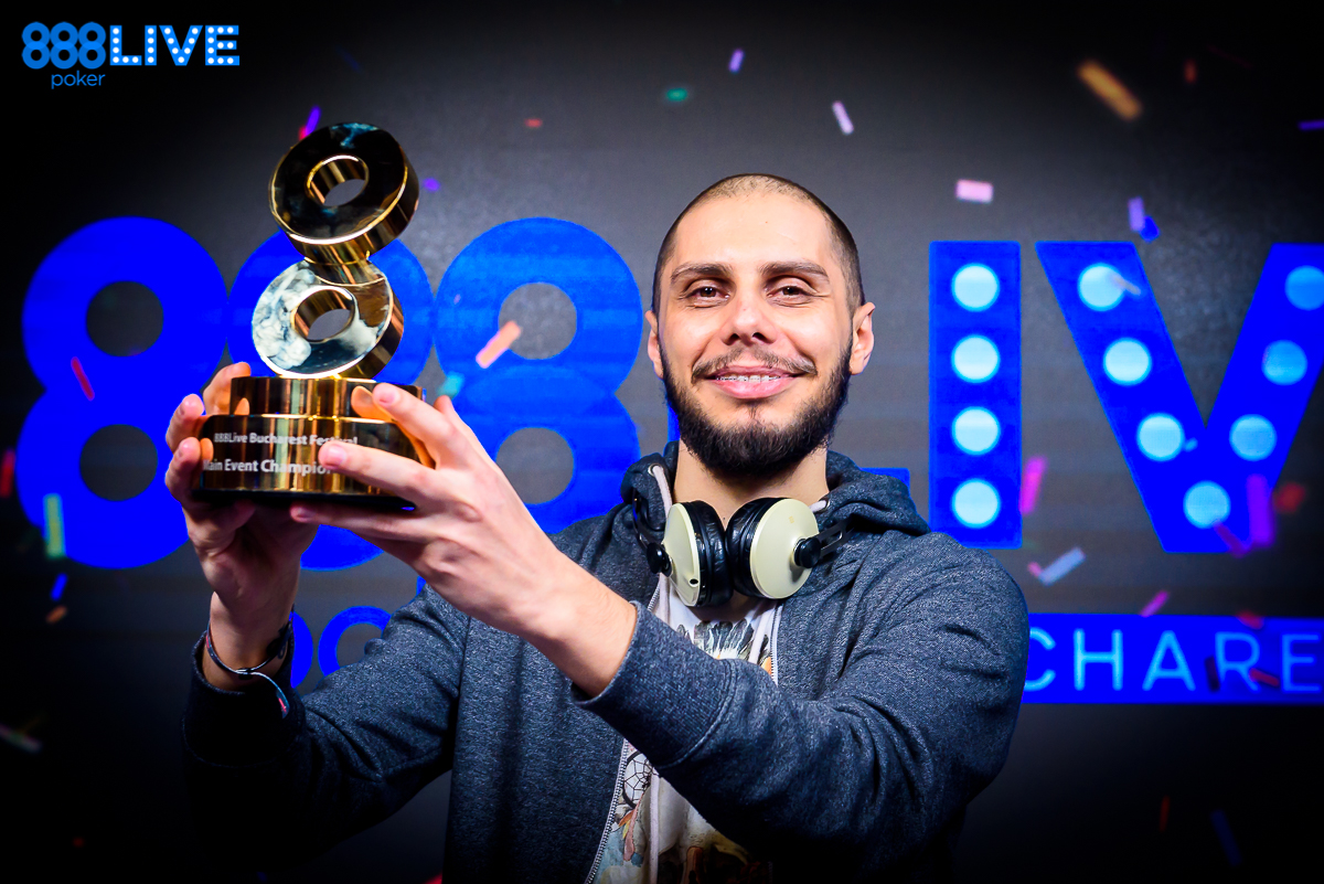 Winner Darius Neagoe - 2019 888poker LIVE Bucharest Main Event