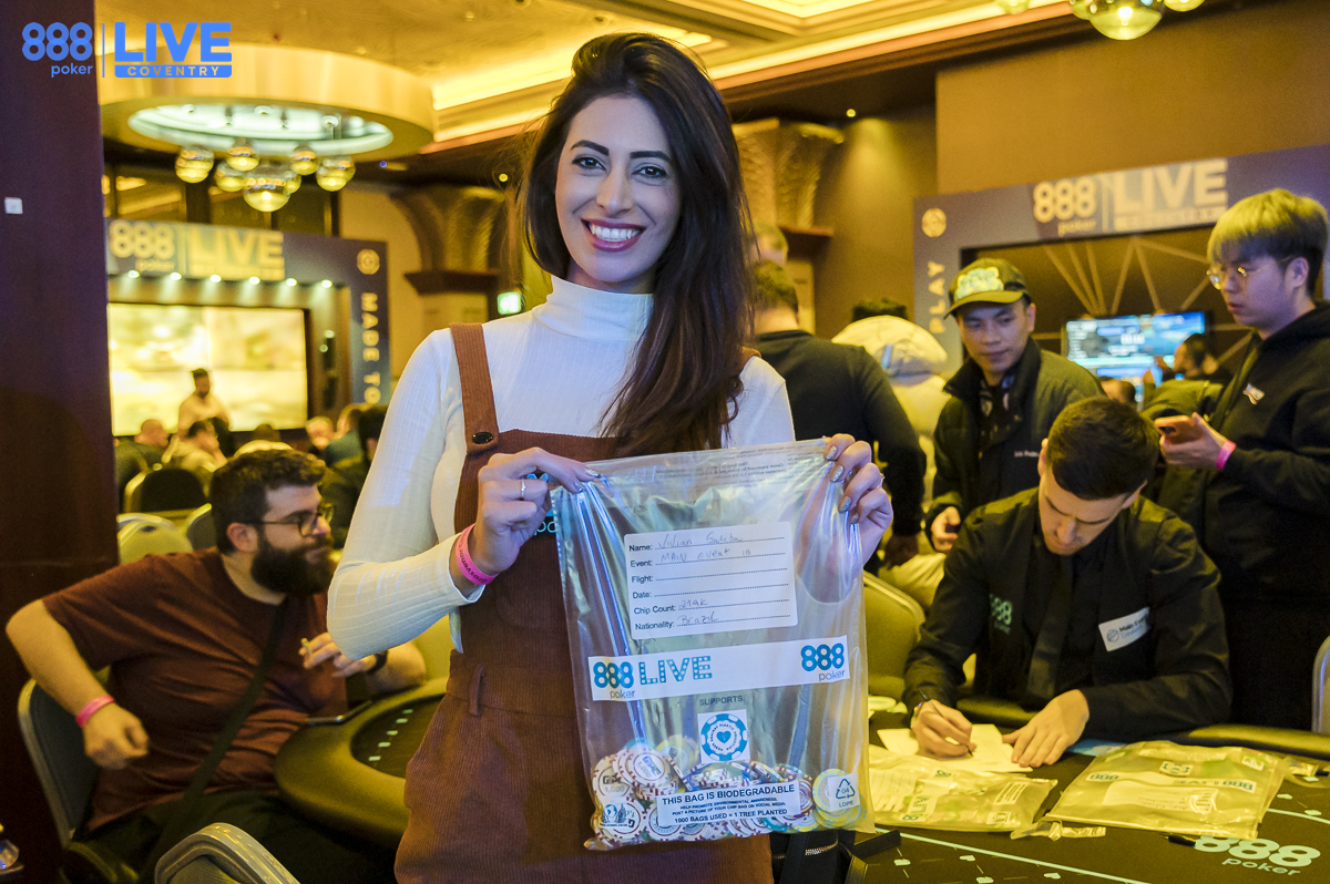 888poker Ambassador Vivian Saliba Makes Day 2