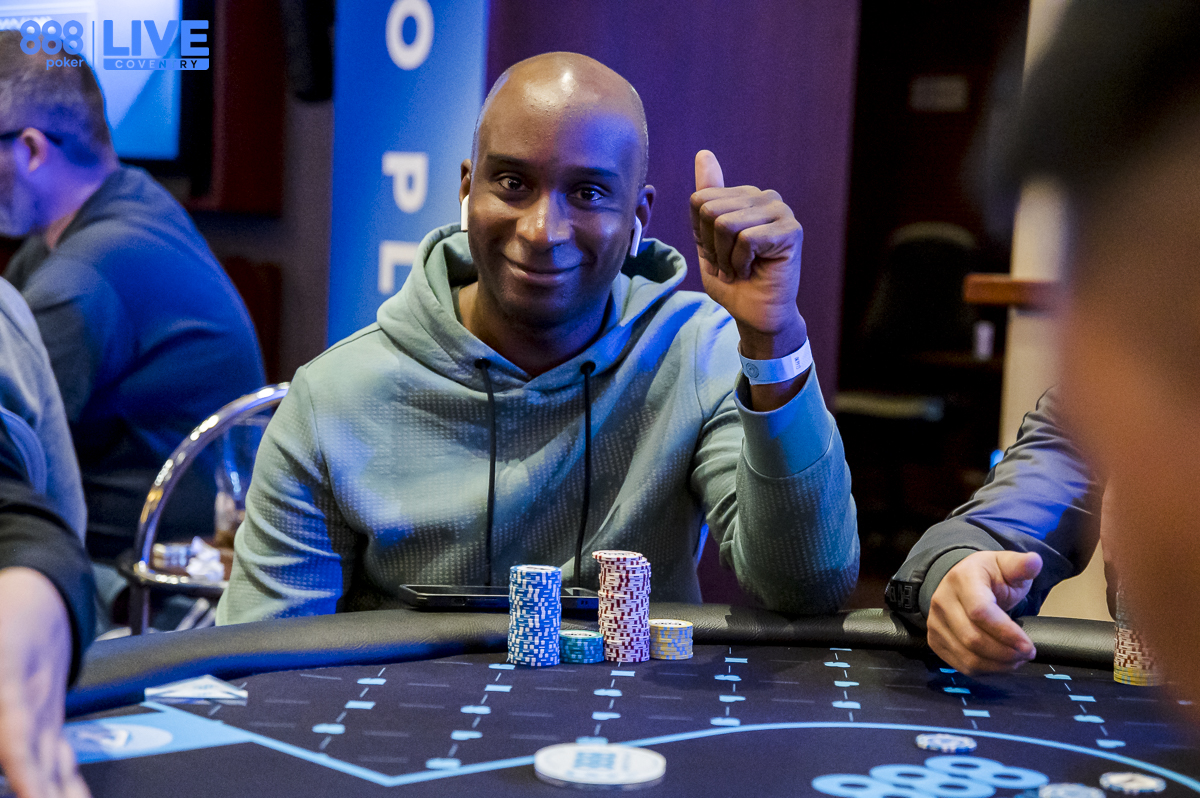 Francis Obadun - Bubble Boy in 888pokerLIVE Coventry Main Event