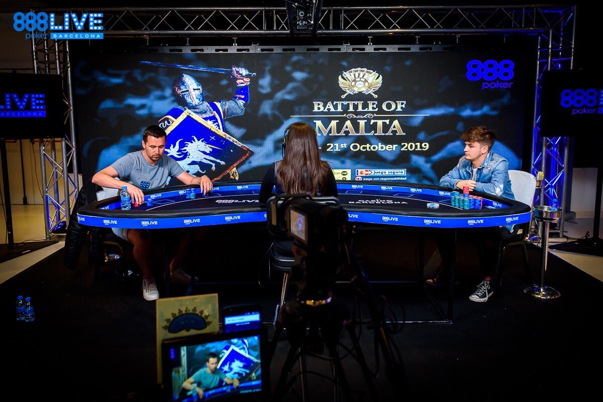 Heads-up action 888pokerLIVEBCN