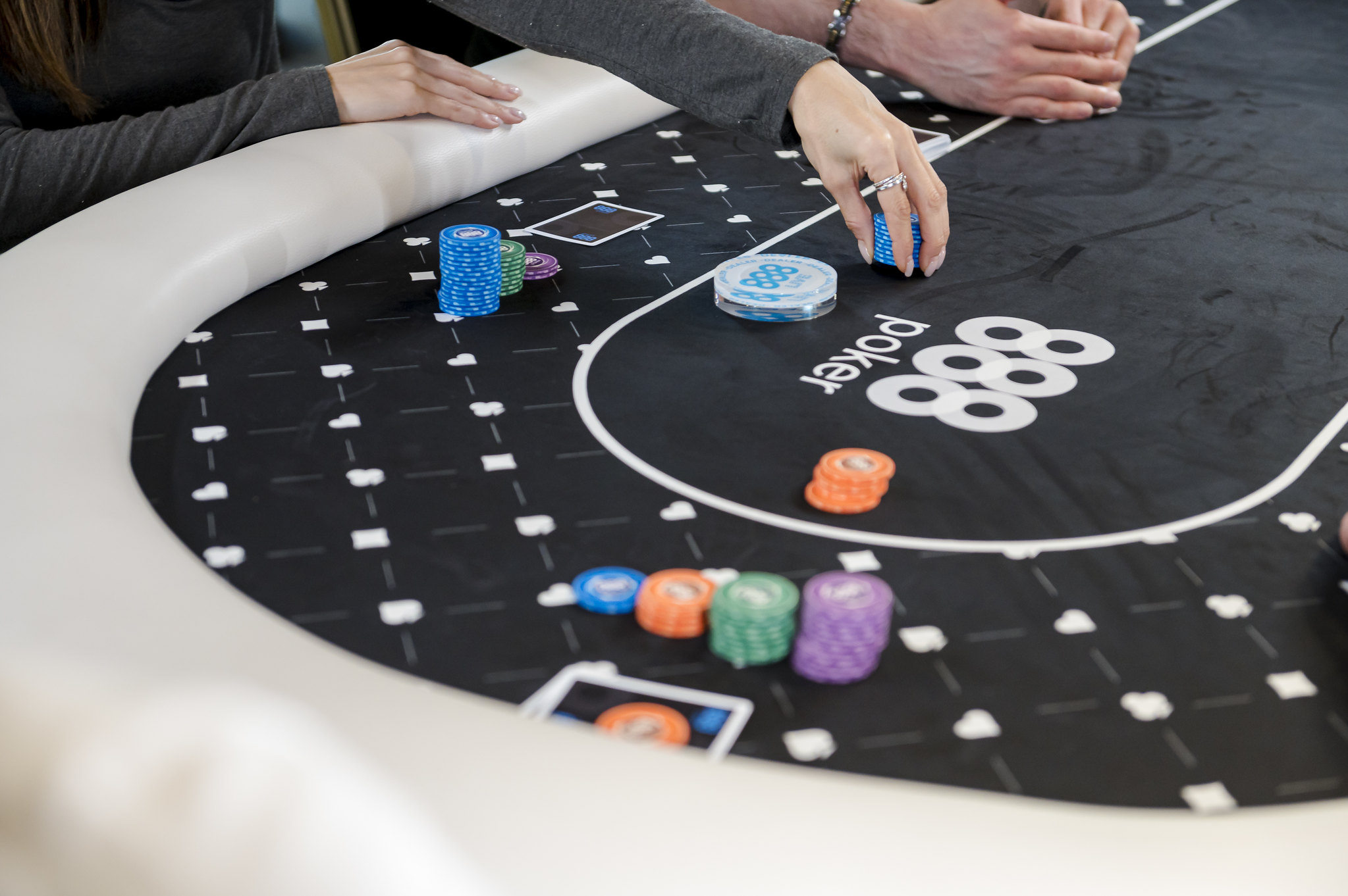 poker table positions button