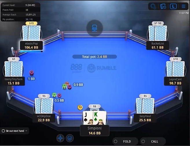 New 888poker PC Platform - PKO Tables