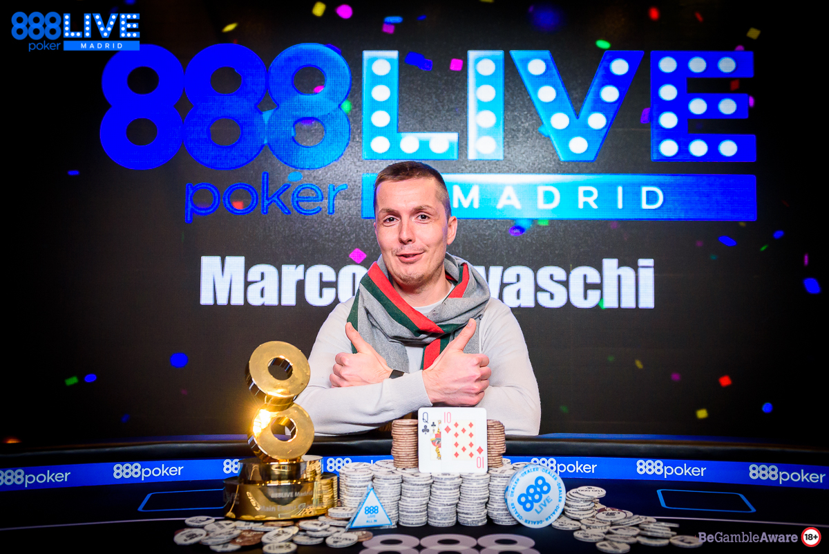  ultimate winner, Italy's Marco Biavaschi 888pokerLIVEMadrid