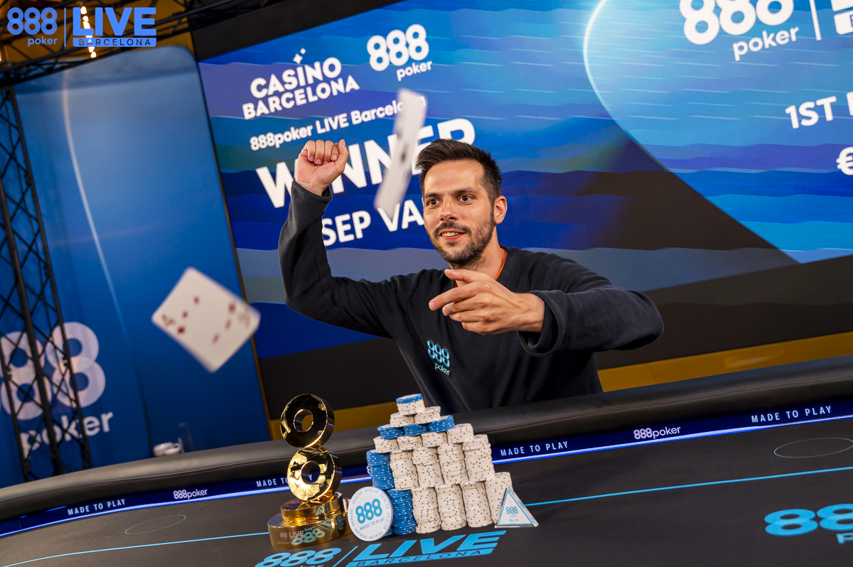 888poker LIVE Barcelona Main Event Winner - Josep Valls