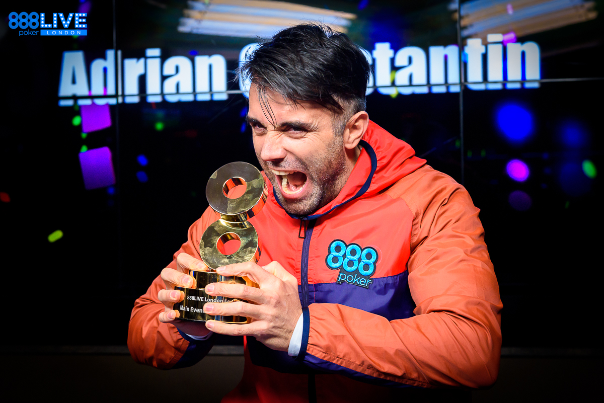 Adrian Constantin wins 888pokerLIVELon Main Event