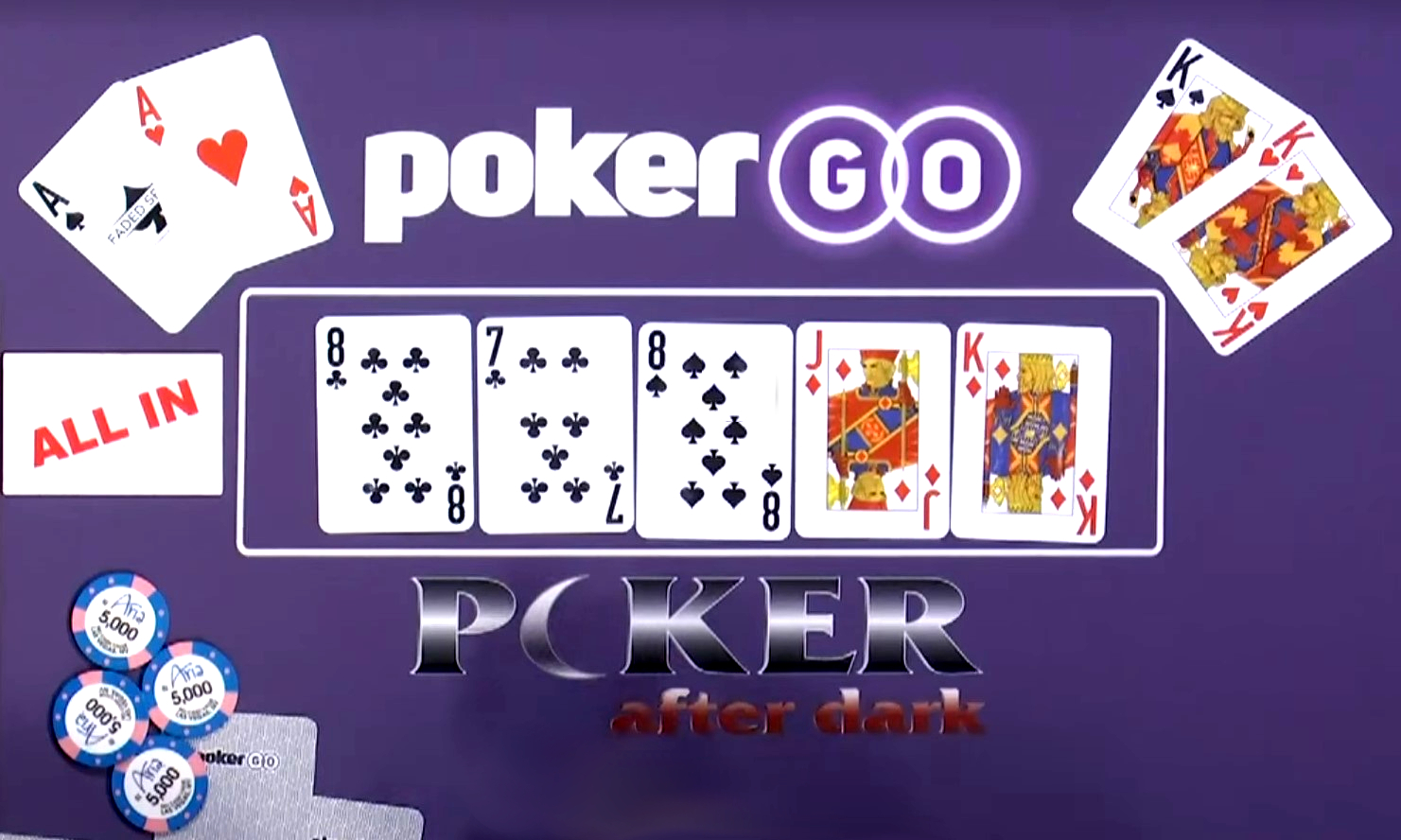 888 Poker After Dark Aces vs Kings