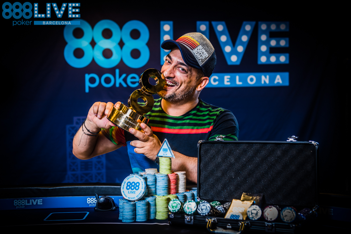 2018 888poker LIVE Barcelona ME Winner, Adrian Costin Constantin