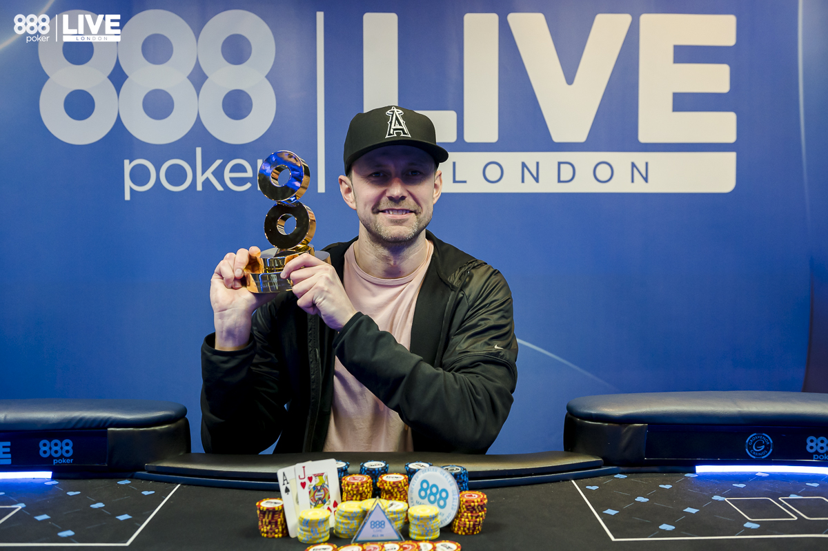 Dave McConachie - Winner 888pokerLIVE London Main Event!