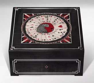 Cartier Mother of Pearl Poker Box