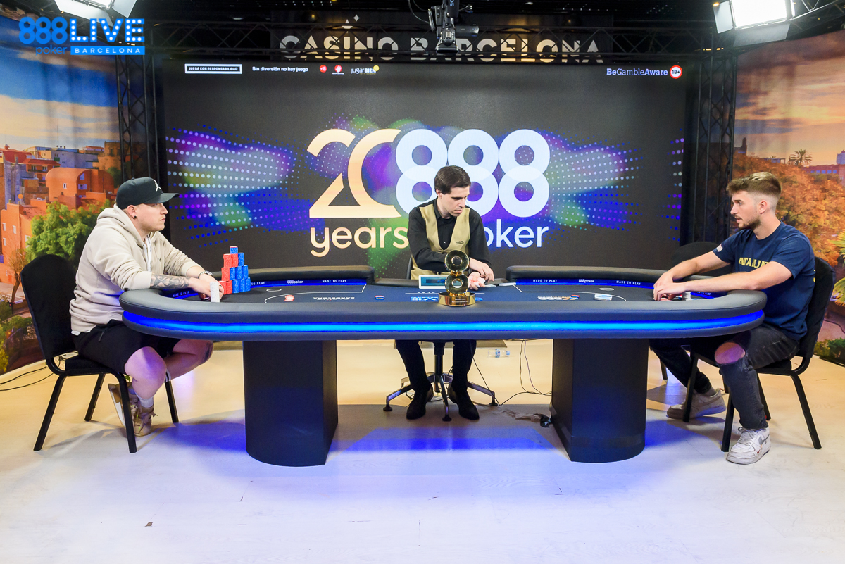 888poker LIVE Barcelona – And Then There Were TWO!