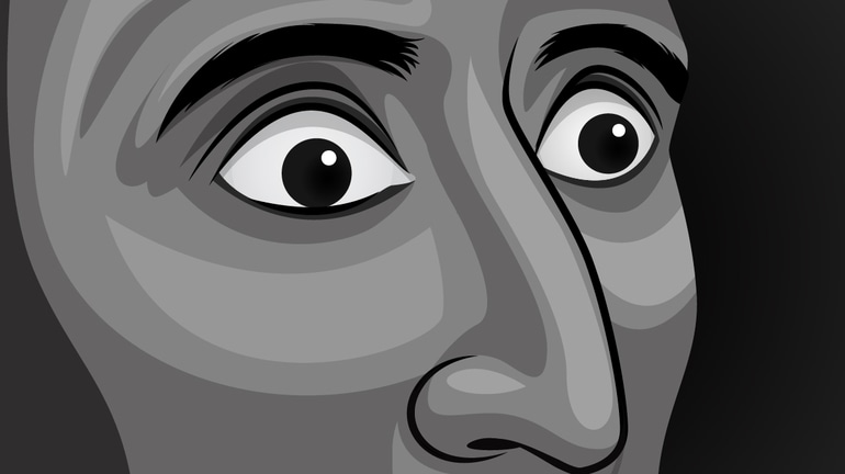 Fearful eyes