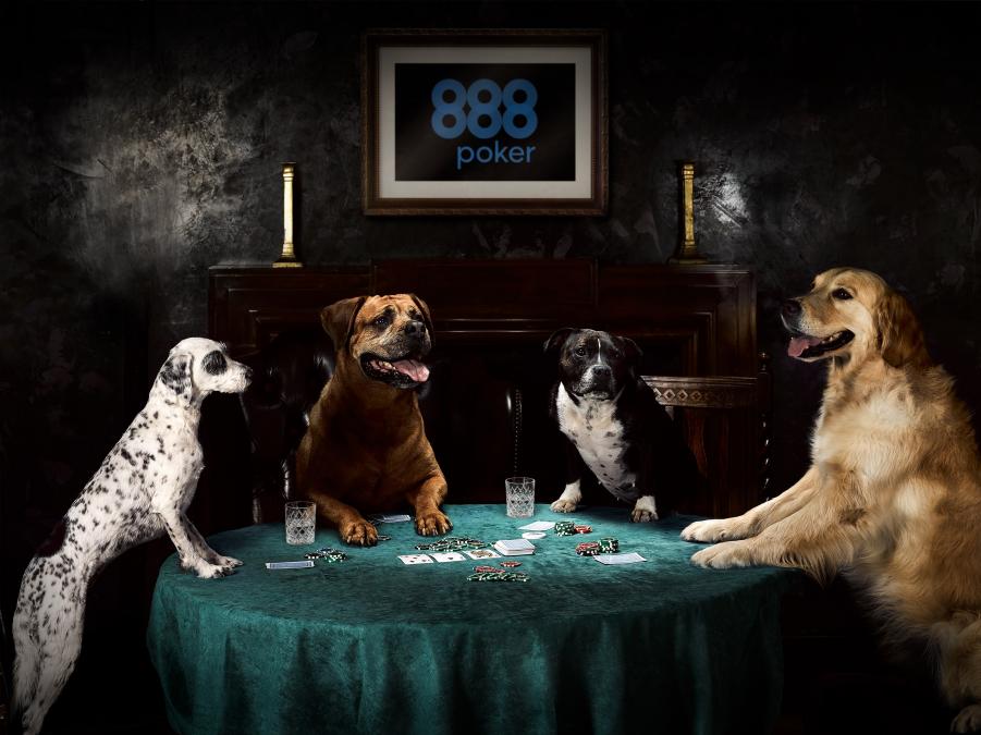 Dogs Playing Poker