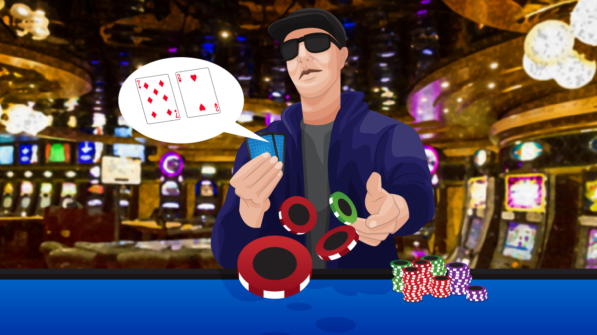 loose player at table