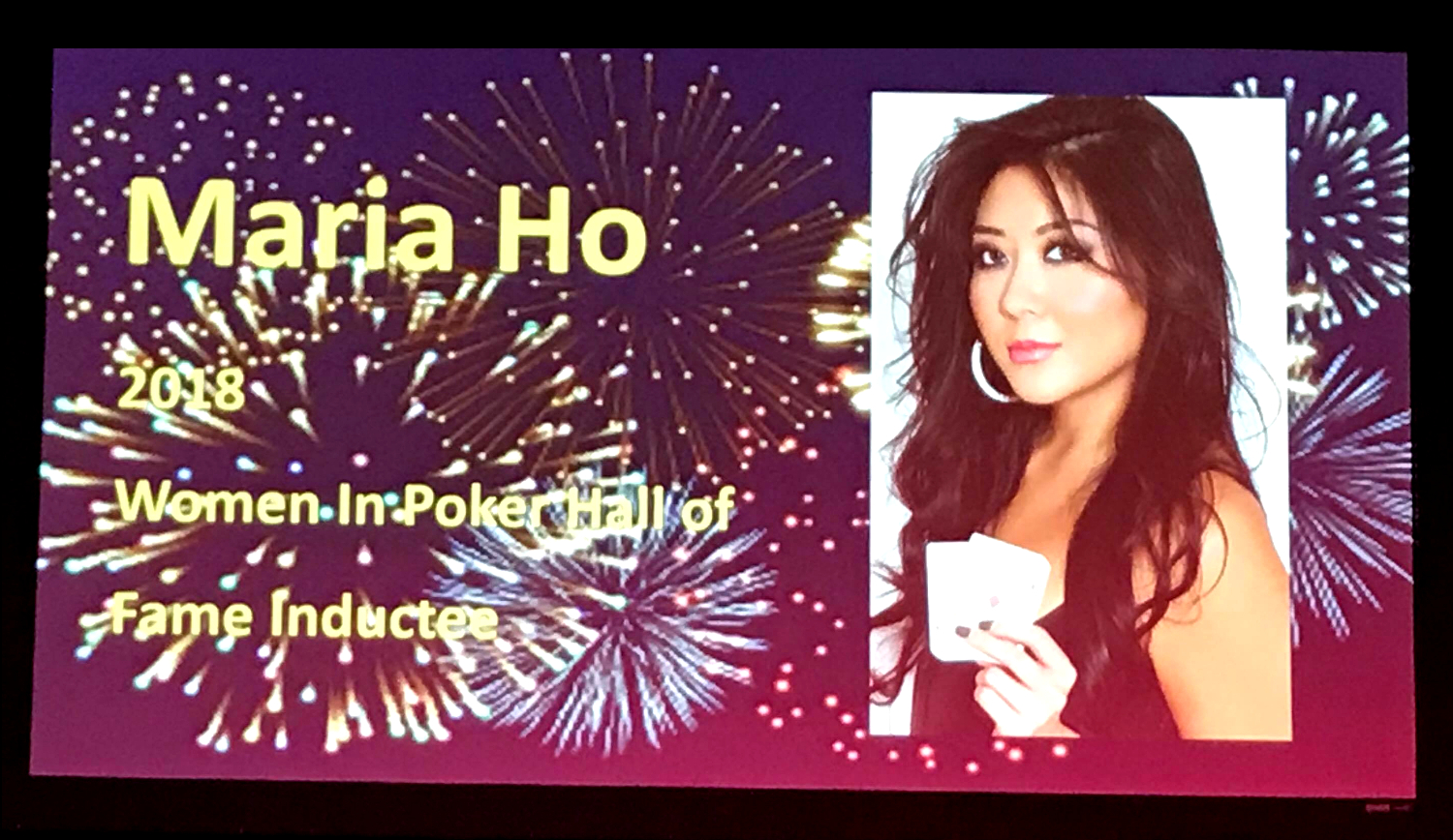 Maria Ho Inducted into Women In Poker Hall of fame