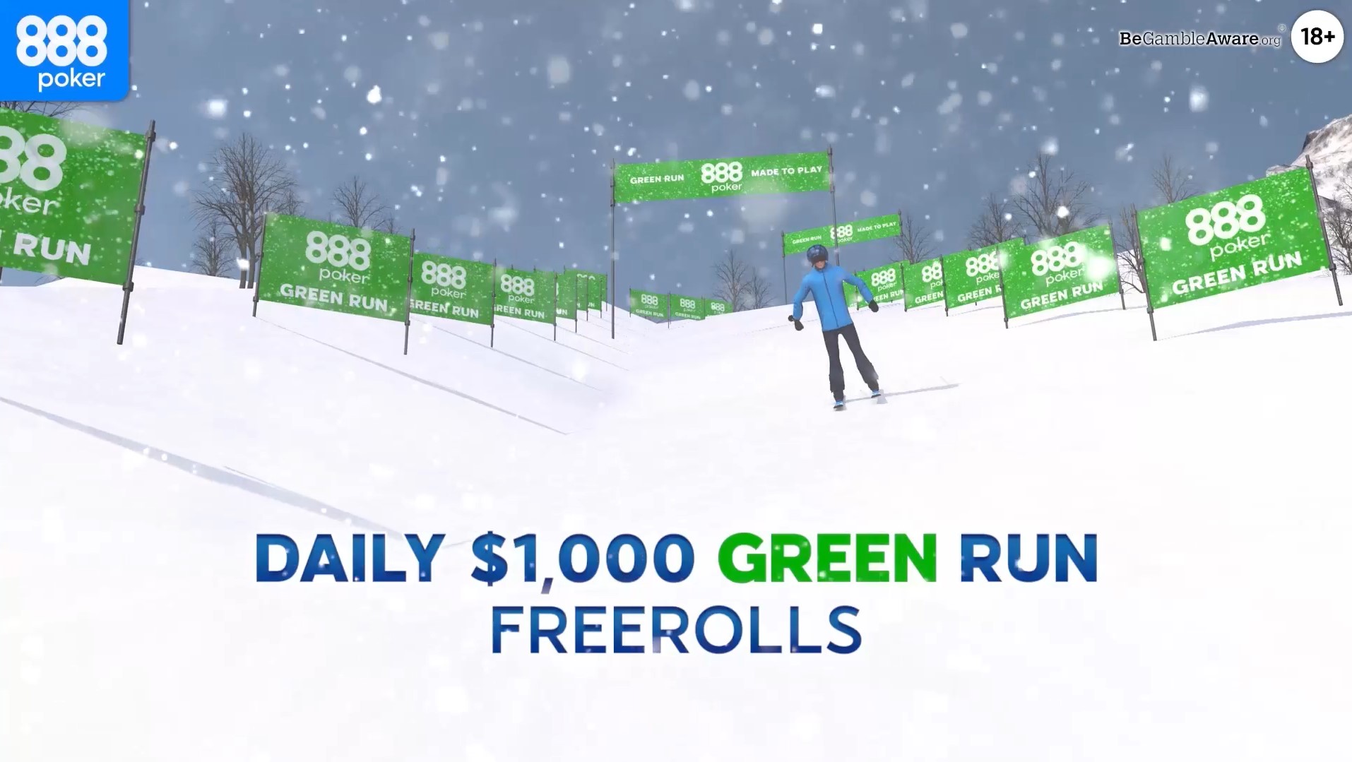 Ace the Slopes - Ollie Green Run Freeroll Tickets