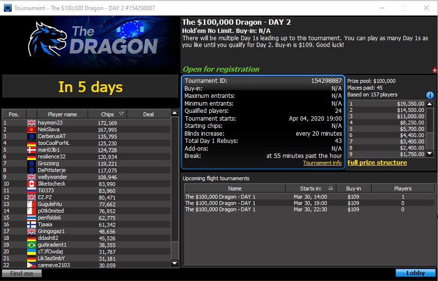 Snap Up a Seat to the $100K Dragon