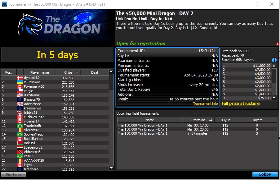 Snap Up a Seat to the $50K Dragon