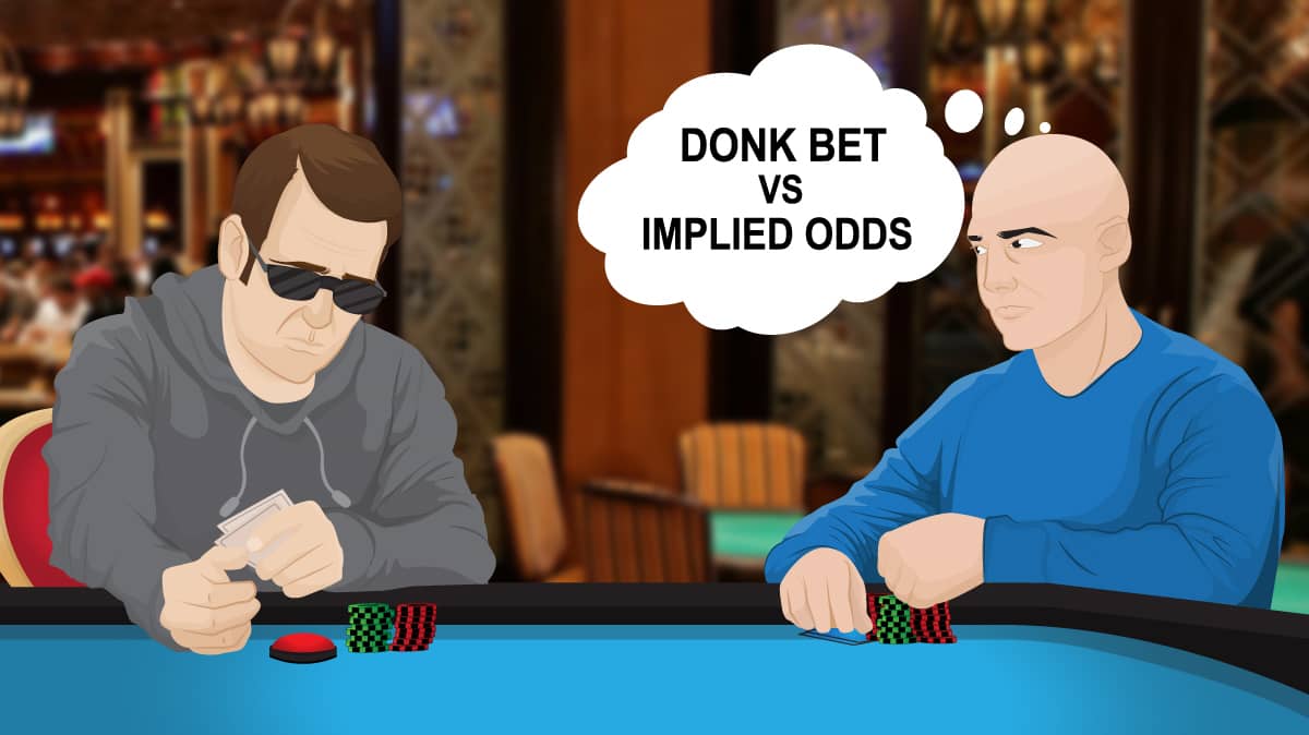 2 poker players at table