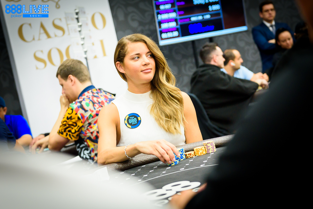 888poker ambassador, Sofia Lovgren 888pokerLIVESochi