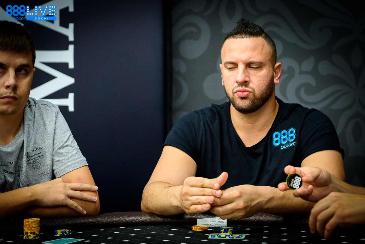 Day 2 players was Michael Mizrachi - 888pokerLIVESochi