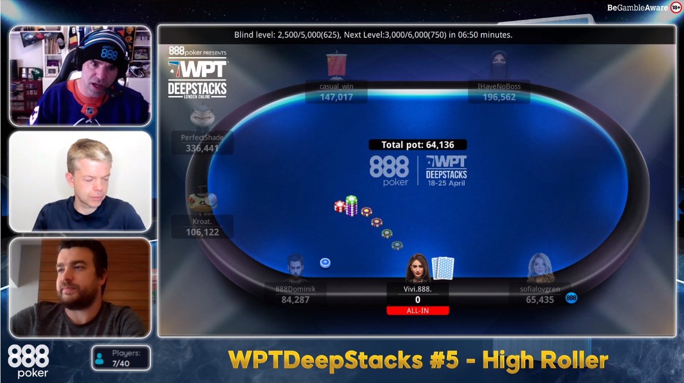 WPTDeepStacks Watch the Live Stream on 888pokerTV