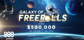 Galaxy of Freerolls Lifts Off with $500K in Cosmic Prizes Up for Grabs!