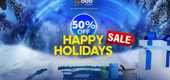 Celebrate at 888poker with up to 50% Off in our Happy Holidays Sale!