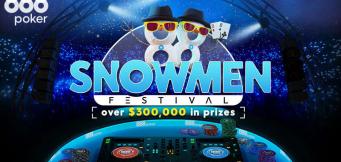 Spice Things Up at 888poker in our End of Year $300K GTD Snowmen Festival!