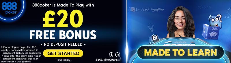 888 poker welcome bonus