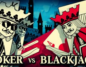 Is Poker a Better Game than Blackjack?