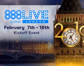 888poker LIVE Kicks Off the 2019 Season in London