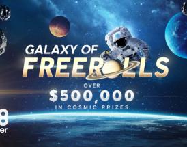 Galaxy of Freerolls Lifts Off with $500K in Cosmic Prizes Up for Grabs!