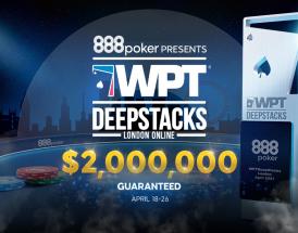 888poker Partners with WPT Deepstacks for $2M GTD Online Poker Series!