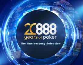 Celebrate with 888poker’s 20 Years of Poker Anniversary Selection!