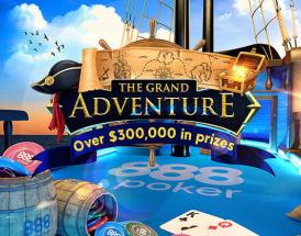 Brace Yourselves for the 888poker Grand Adventure of a Lifetime with over $300K in Prizes!