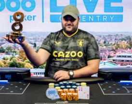 888poker LIVE Coventry Main Event Eclipses £500K GTD with Yiannis Liperis Winning £120K Top Prize!