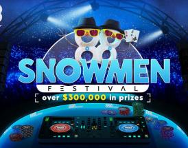 Spice Things Up at 888poker in our End of Year $300K GTD Snowmen Festival!