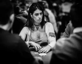 vivi saliba playing poker