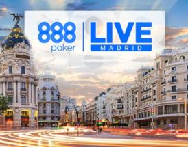 888poker LIVE First Tournament Series in 2024 is in Madrid!