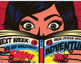 Poker comic book