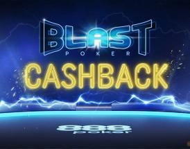 BLAST Cashback Up to 50% of Fees Returns to the 888poker Tables!