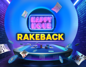 Snap Up Cash in the 888poker SNAP Happy Hour Rakeback 