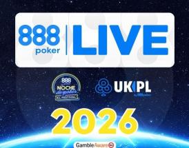 888poker Reveals Exciting Live Stops for the 2026 Season, including UKPL & Noche de Poker El Festival!