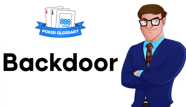 Poker term backdoor games Poker term backdoor games